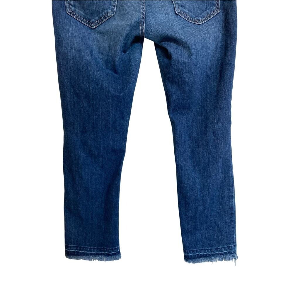 CURRENT/ELLIOTT The Cropped Straight Limitless Destroy Released Hem 27 Excellent - Picture 8 of 15